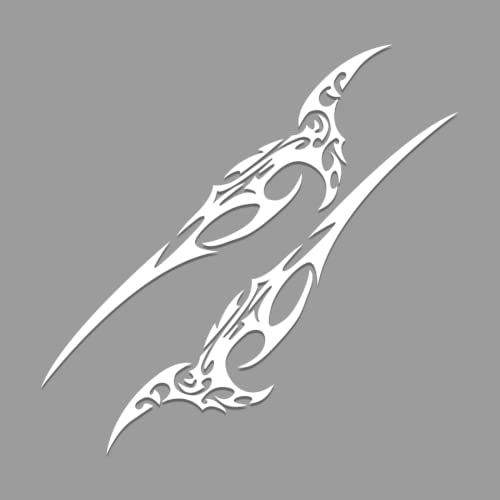 Sports car sticker auto side body blanc pour masquer les imperfections de peinture latérale