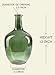 Serene Spaces Living Olive Green Bottleneck Glass Vase - Elegant Vintage Floor Vase for Long-Stemmed Floral Arrangements, 7.48