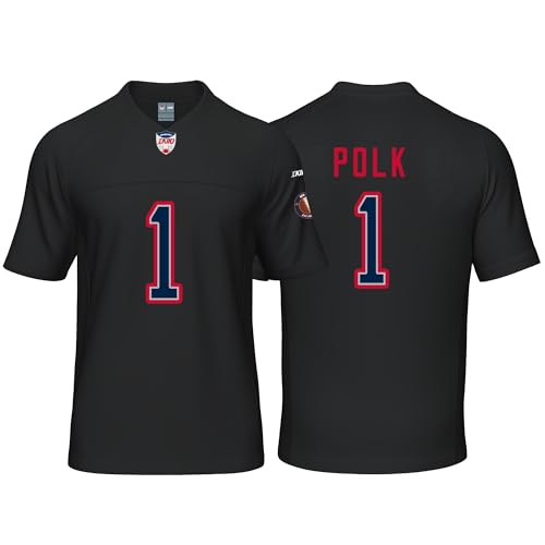 JA'LYNN Polk Jersey Mens/Women/Youth Football Stitched T-Shirt for Sports Fan Black No Brand/Logos