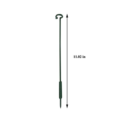Exttlliy Plastic Garden DIY Plant Support Climbing Trellis Flower Supports for Chinese Rose/Orchid Stem Random Color (10Pcs) - Thumbnail 5
