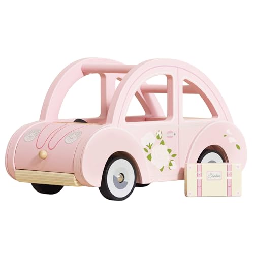 Le Toy Van - El coche de Sophie | Set accesorio de casitas de muñecas de madera colección Daisylane | A partir de 3 años +
