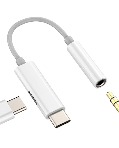 USB C - AUXA_v^[ wbhzWbNI[fBI iPhone 17 16 15 Pro Max (2in1) 3.5mm Type C P[u[dXvb^[ iPad ^ubgwbhZbg Audifonos Cz PD[d S