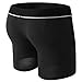 Mens Harness Pants Strapless Underpants Sexy Elephant Nose Hole Front Funny Underwear Bulge Enhancing Pouch Underwear Abes06- Black XX-Large