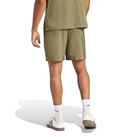 adidas Herren Essentials Small Logo Chelsea Shorts, Olive Strata/Black, S – Ansicht 2