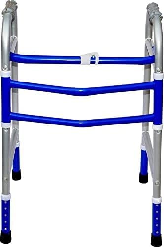 Kgn Surgical Portable Light Weight Height Adjustable Foldable Walker (WS 75) for Men Women Adults Patients & Old Age People (BLUE WALKER) Made in India (B0DFV4RSH6) Amazon Price History, Amazon Price Tracker