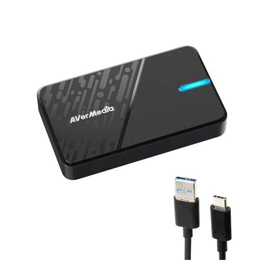 AVerMedia Capture Card für Streaming, 4K60 HDR Passthrough, 1080p60 Videoaufnahme, Game Capture für PS5, Xbox, Switch2, PC, kompatibel mit Twitch, OBS, Windows, Mac – GC311G2 Streamline MINI+