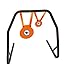 Do-All Outdoors Dual High Cal Steel Gong Shooting Target with Stand