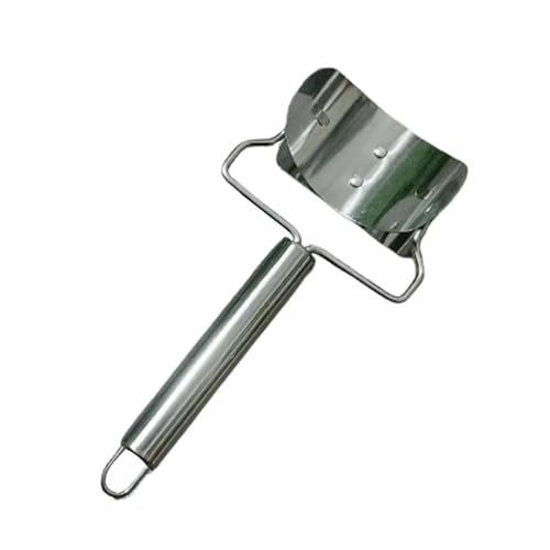Rouleau coupe-pâte à raviolis - Coupe-boulettes en acier inoxydable | Outil de cuisine manuel pour découper la pâte à dumplings, empanadas, tartelettes,...