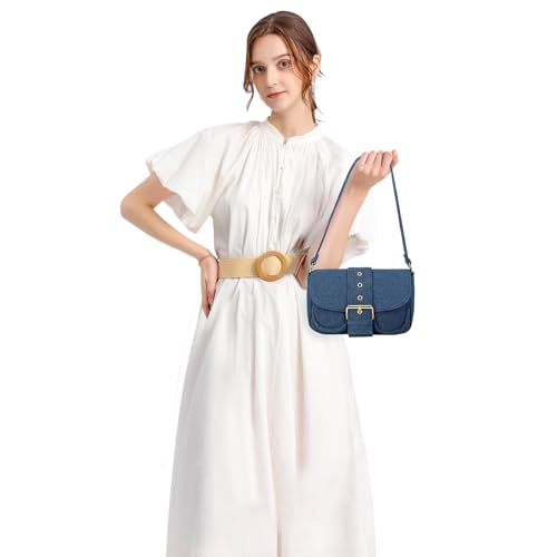 Small Crossbody Bags for Women, Denim Womens Crossbody Purse with Adjustable Strap, Blue Jean Shoulder Bags, Purses for Women2