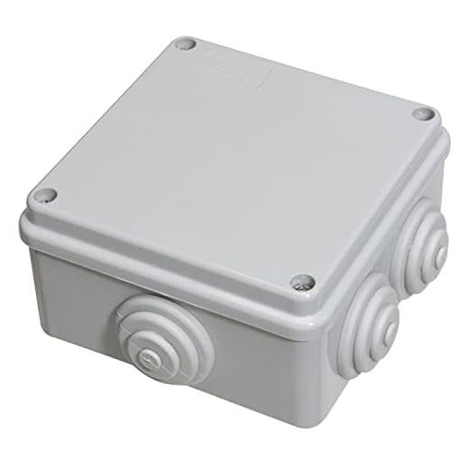 Maurer 19110165 Caja Estanca Superficie con Tornillo 100x100x50