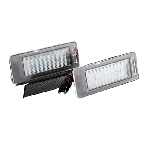 Luz matrícula LED Cadillac CTS Wagon evita multas con plafones estancos 2Pzs 1