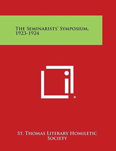 The Seminarists' Symposium, 1923-1924