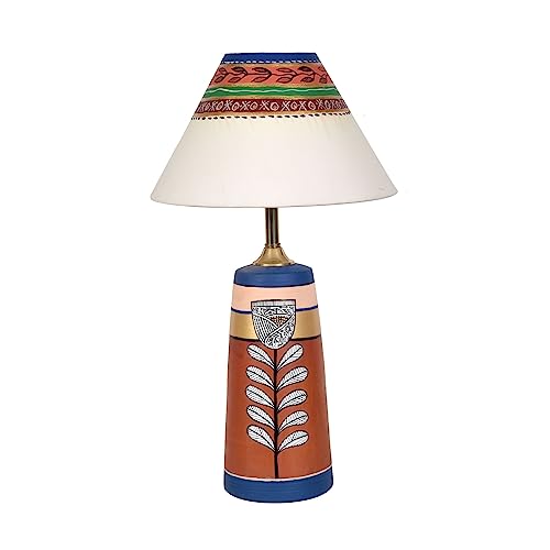Image of AAKRITI ART CREATIONS Botanical Blooms Table Lamp