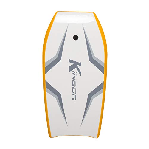 image for Kintness 37 inch Body Board with Wrist Leash, EPS Core, and Slick Bott