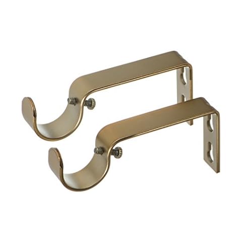 Ivilon Curtain Rod Brackets - Warm Gold Cover