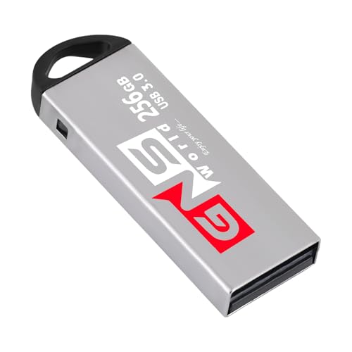 Image of GNS World USB 3.0 Flash Drive High-Speed FIT Plus Compact Pen Drive Backward Compatible Portable Storage Device for PC Laptop Mac Data Transfer Reliable USB Stick (256.0, GB)