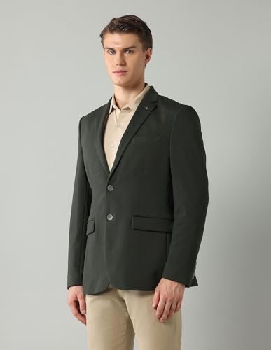 Image of Arrow Knitted Blazer for Men - Slim Fit, Button Closure Casual Blazer for Men