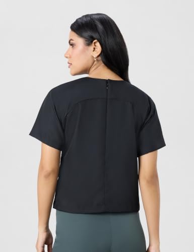 Image of Symbol Premium Women's Crop Top (Relaxed Fit | Stylish | Desk-to-Dinner) (Available in Plus Sizes)