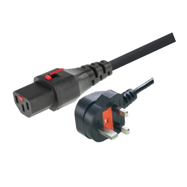 MX 3 PIN UK Type Plug with Fuse/IEC C-13 Female Server Cord 10 AMP 3 X 1.0 SQ. MM (5M)-image-13