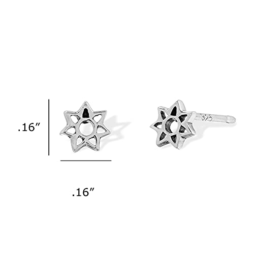 Boma Jewelry Sterling Silver Sunshine Stud Earrings4