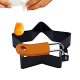 Molde para Anillos de Huevo - Utensilios de Cocina Antiadherentes | Molde para Tortitas y Huevos en Plancha | Para Hamburguesas Muffins Empanadas Sandwich y Hornear en Casa o Restaurante