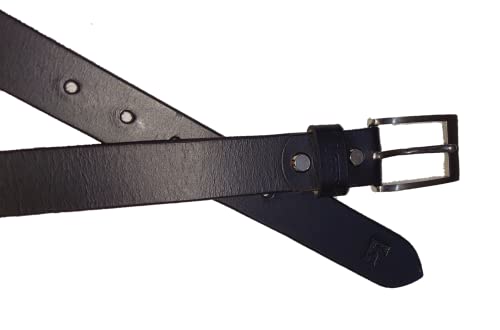 Leather Belt for Men, 100% Full Grain Real Solid Leather Men's 25mm Classic Jean Belt combo pack of 24