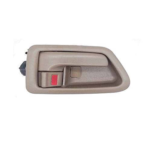 Bopart Inside Interior Door Handle For 97-01 Toyota Camry, 1997 1998 1999 2000 2001 Camry Front Rear Driver & Passenger Side Inner Door Handle Replacement (Beige/Tan) #TOP6