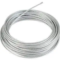 SB CHAVAN, Steel Wire Rope 3mm x 20 Meters With Rust Free Galvanised Coating