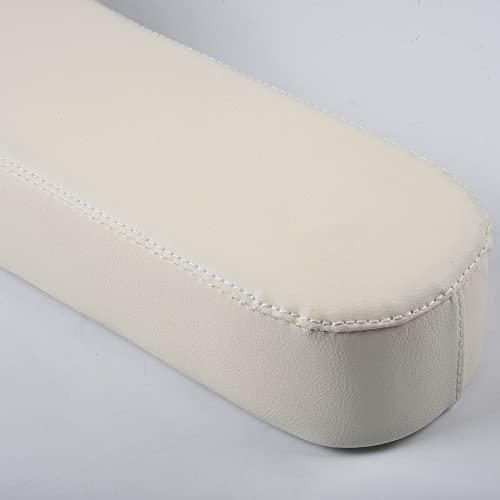Vrracing Compatible With Ezgo/Club Car/Yamaha Golf Cart Rear Seat Arm Rest Cushion Cupholder (Off White) #TOP6