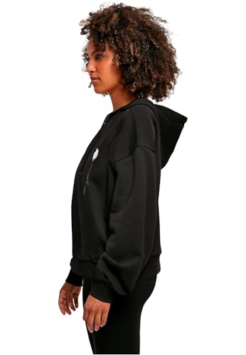 Sweat à capuche noir pour femme Merchcode en taille XXL ample - 2