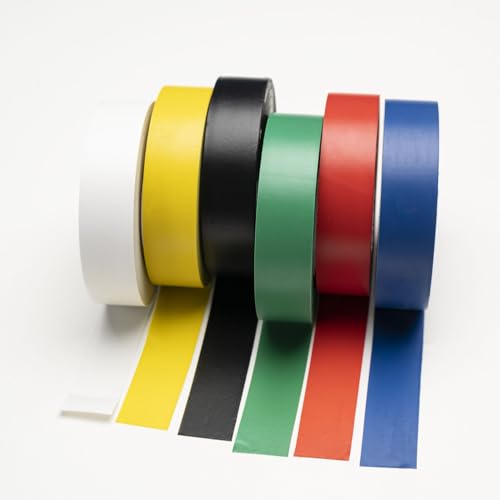 Image of Electrical Tape - 1 Roll Black Electric Tape, 3 /4 Inch by 32 Feet, Professional Insulating PVC, Voltage Level 600V Dustproof, Adhesive for General Home Vehicle Auto Car Power Circuit Wiring