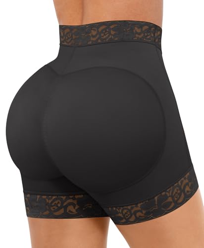 FeelinGirl Butt Lifter Panties Hip Enhancer Shapewear Tummy Control Body Shaper Shorts