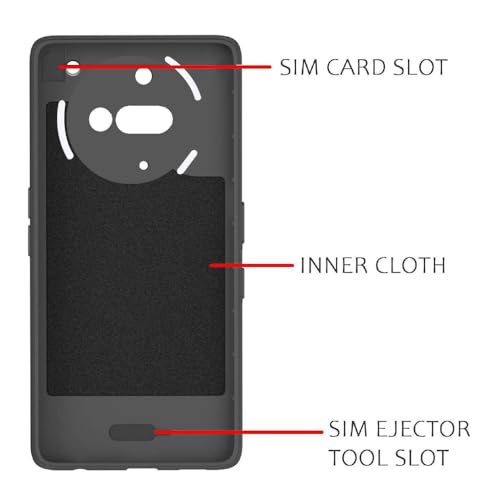 Image of Shockproof Case for Nothing Phone (3a) 5G | Full Camera Protection | TPU Flexible Back Cover for Nothing Phone (3a) 5G (Graphite Grey)
