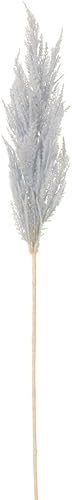 SilksAreForever 36 Artificial Faux Pampas Grass Stem -Blue Pack of 12