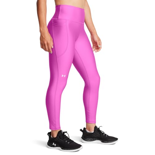 Image of Under Armour Women's HeatGear Armour High Waisted Ankle No-Slip Leggings