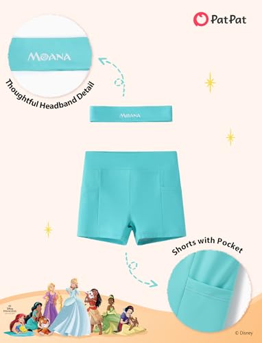 Image of Disney Frozen Elsa Princess Stitch Minnie Girls Tennis Dress Sleeveless Golf Outfit with Shorts Pocket & Headband 2-9 Years