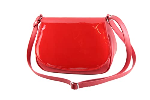 Sac à main en cuir PU verni pour organiser vos effets personnels