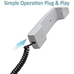 AQBP-Telephone-Handset-Phone-Receiver-Cable-Cord-Wire-Compatible-with-Landline-Telephones-Black