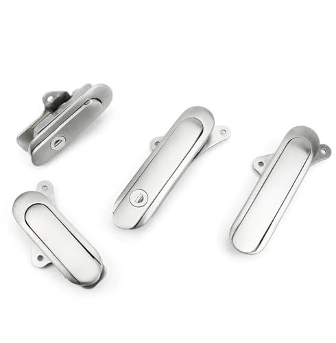 Serrure d'armoire de commande électrique AB403 en inox pour boîtier - 4