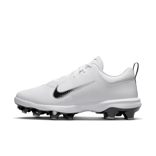 Image of Nike Force Trout 9 Pro MCS Baseball Cleats (FB2908-001, Black /White-Anthracite-Cool Grey)