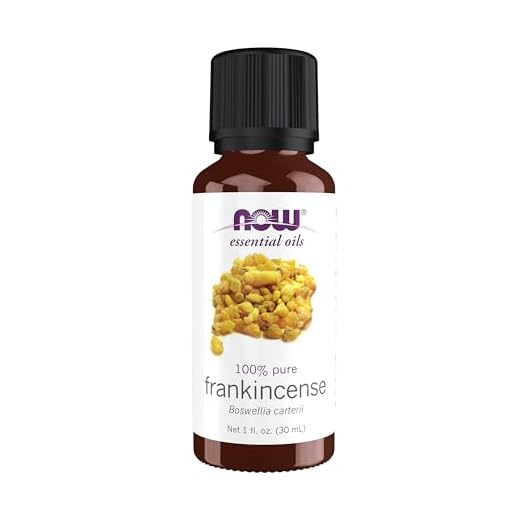 NOW Essential Oils, Frankincense Oil, Centering Aromatherapy Scent, Steam Distilled, 100% Pure, Vegan, Child Resistant Cap, 1-Ounce