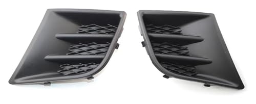 Rejilla de faro antiniebla delantera cromada para coche Peugeot 107 2009-2012, repuesto parachoques