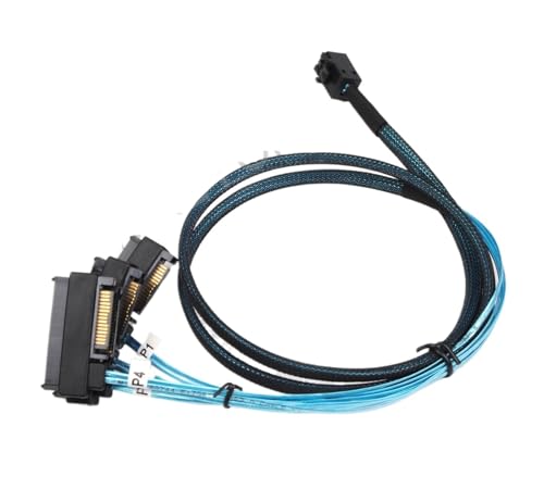 Cable SAS SATA SFF-8643 a 4 SFF-8482 interno 1 m miniatura 2