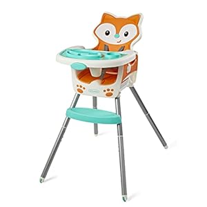 Infantino 4-in-1 High Chair – Space-Saving, Multi-Stage Booster and Toddler Chair with Multi-use Meal mat and Dishwasher…