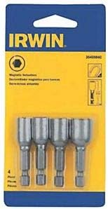 Irwin Industrial 3065000 3545984C - Tuercas magnéticas de 1.875 pulgadas, 4 piezas