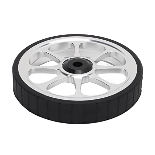 SUNGOOYUE 82mm Widened Folding Bike Easy Wheel, Aluminum Alloy Bearing Easy Wheel for Brompton 3sixty Folding Bike(Silver) - Image 3