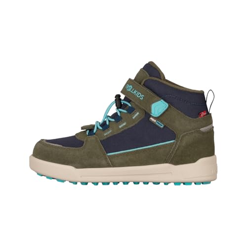 Trollkids Kids Gryllefjord Mid Cut 34, pine green
