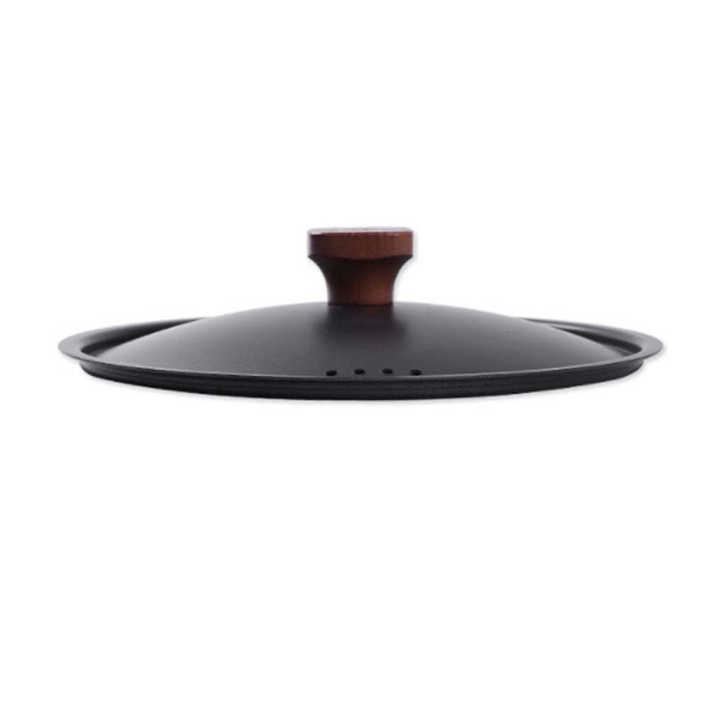 OUNONA Tapa de hierro para sartén: Tapa redonda de 30 cm para olla, cubierta multifuncional para sartén - Protector de olla para hornear en la cocina