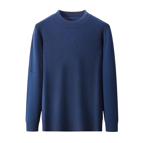 Sweater for Men Solid Color Comfortable Knitting Casual Clothing 6