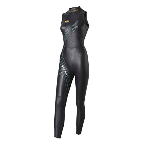 blueseventy 2021 Women's Reaction Sleeveless Triathlon Wetsuit - for Open Water Swimming - Ironman & USAT Approved - (WML)